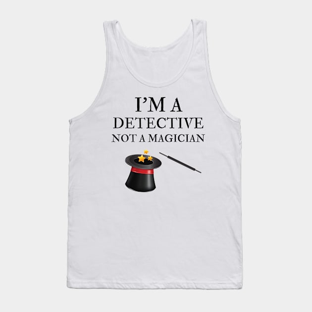 detective Tank Top by Mdath